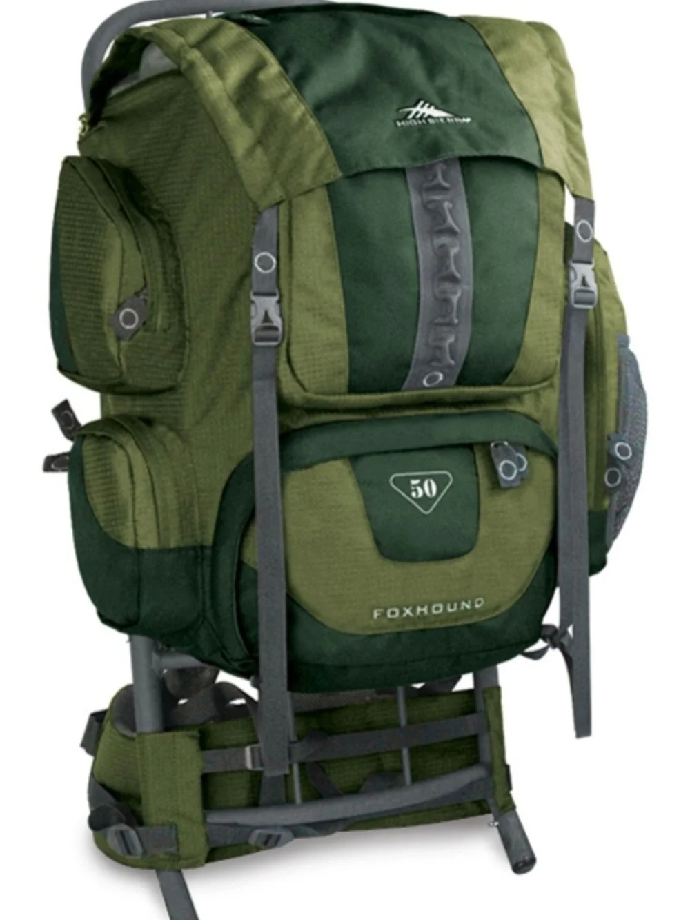 High Sierra 50L FoxHound Backpack Color Black